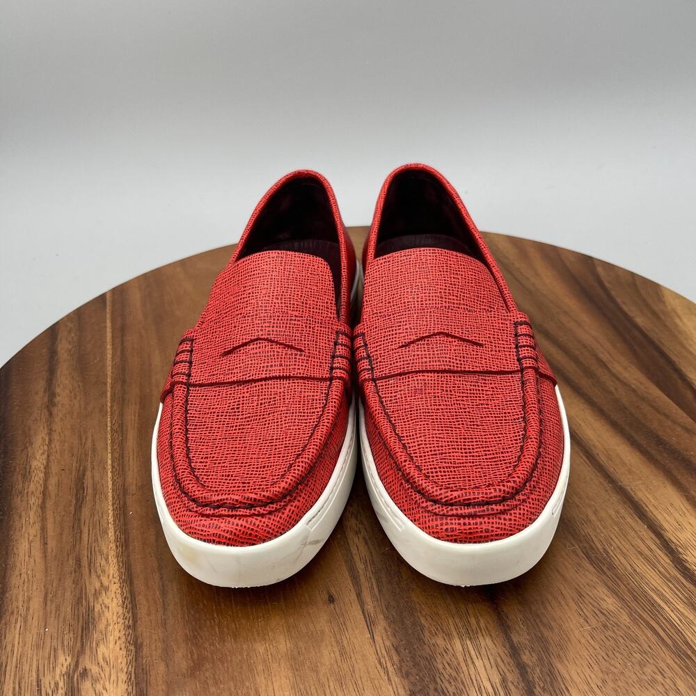 rag & bone Red Woven Slip-On Sneakers - Picture 2 of 9